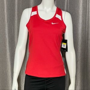 Nike Women’s Power Raceday Running Sports Tank Red Small